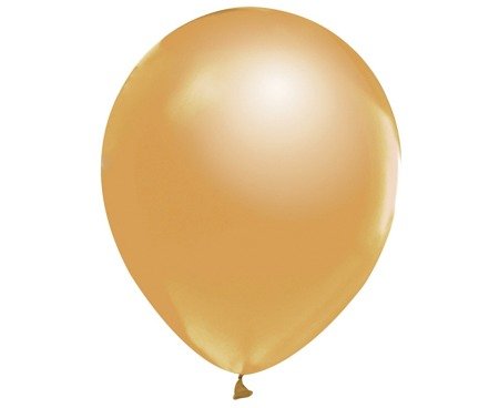 Balon metalik złote 12"
